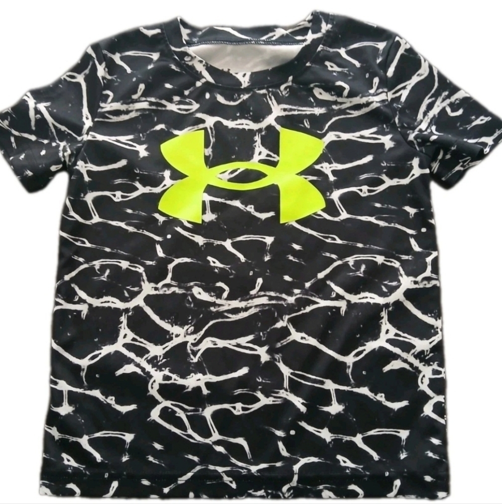 Under Armour UA Tech Big Logo Printed Boy's short-sleeve Athletic Shirt Size: 4